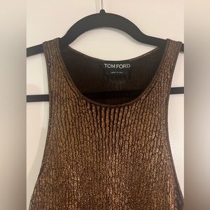 TOM FORD - Laminated Cashmere Blend Tank-Top (S)